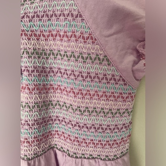 Baby Gap Vintage Embroidered Lilac Dress Size 18-24 Months - Picture 6 of 6